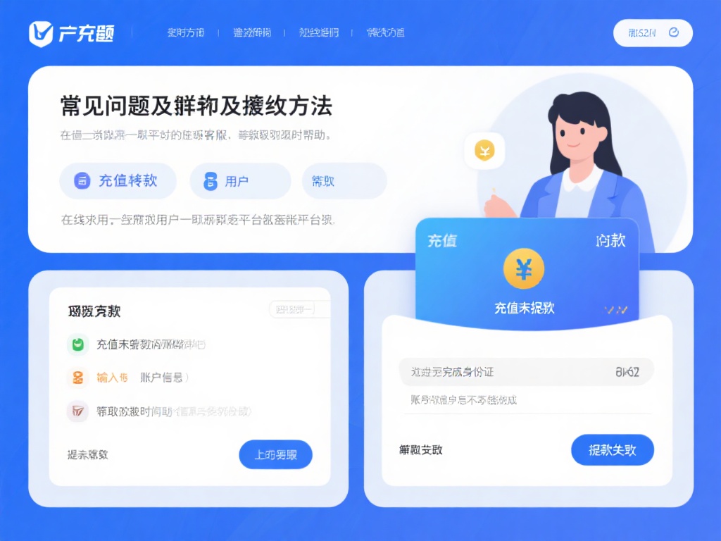常见问题及解决方法
在充值与提现过程中，用户可能